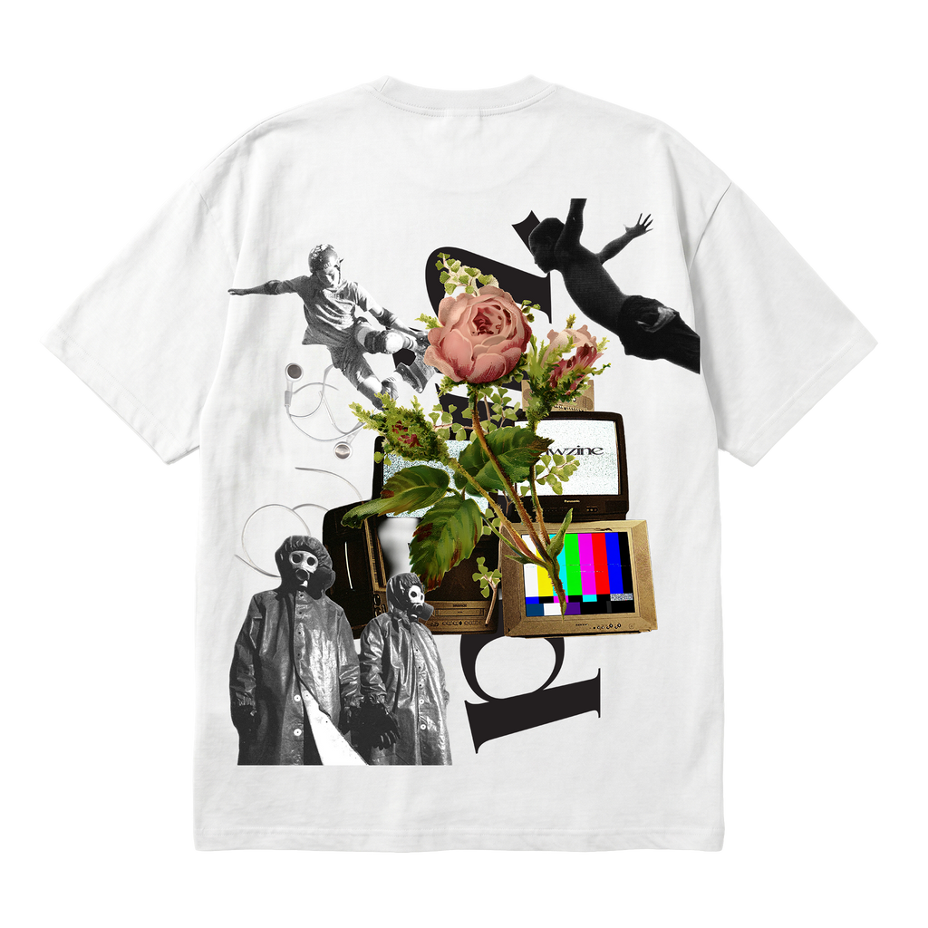 rawzine "Beautiful Decay" Heavyweight Oversized Tee