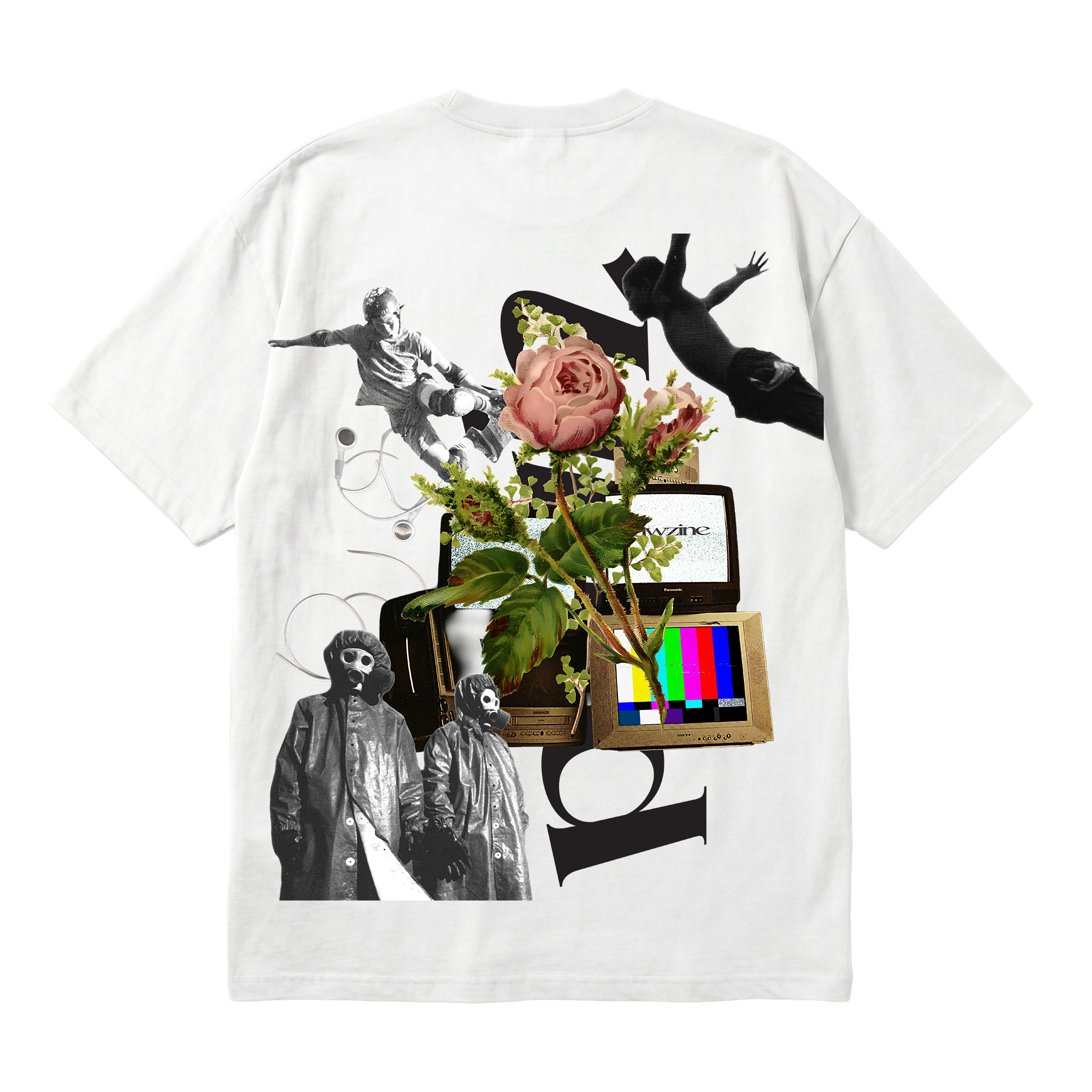 rawzine "Beautiful Decay" Heavyweight Oversized Tee