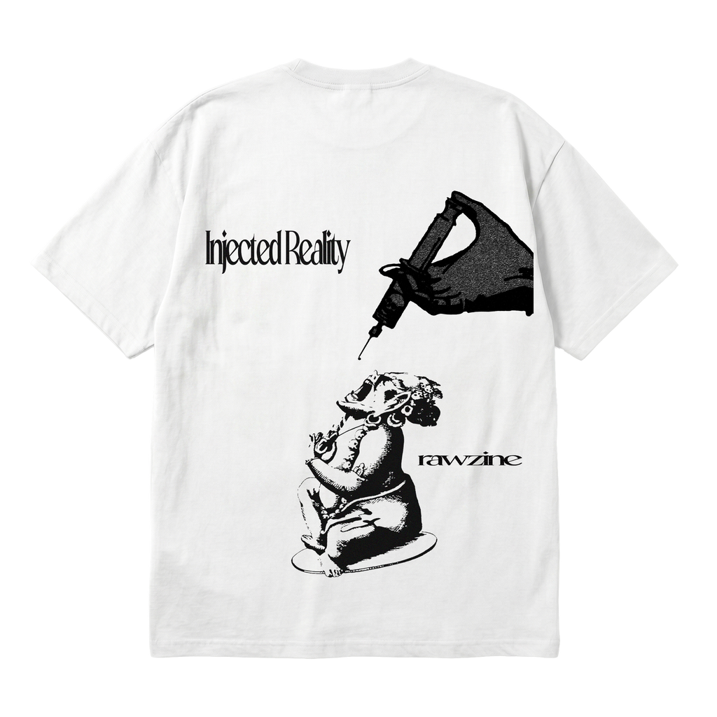 rawzine "Injected Reality" Heavyweight Oversize Tee