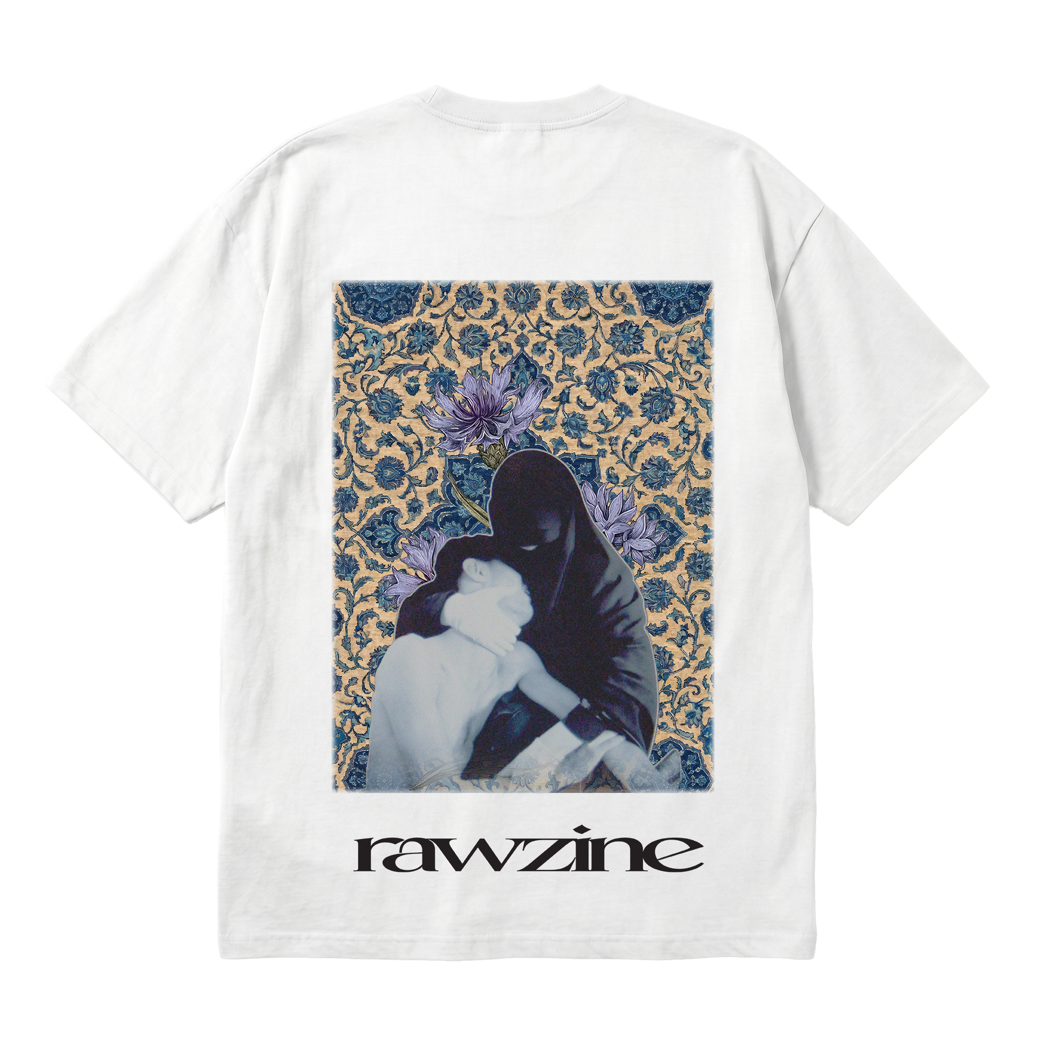 rawzine "Textured Grief" Heavyweight Oversized Tee