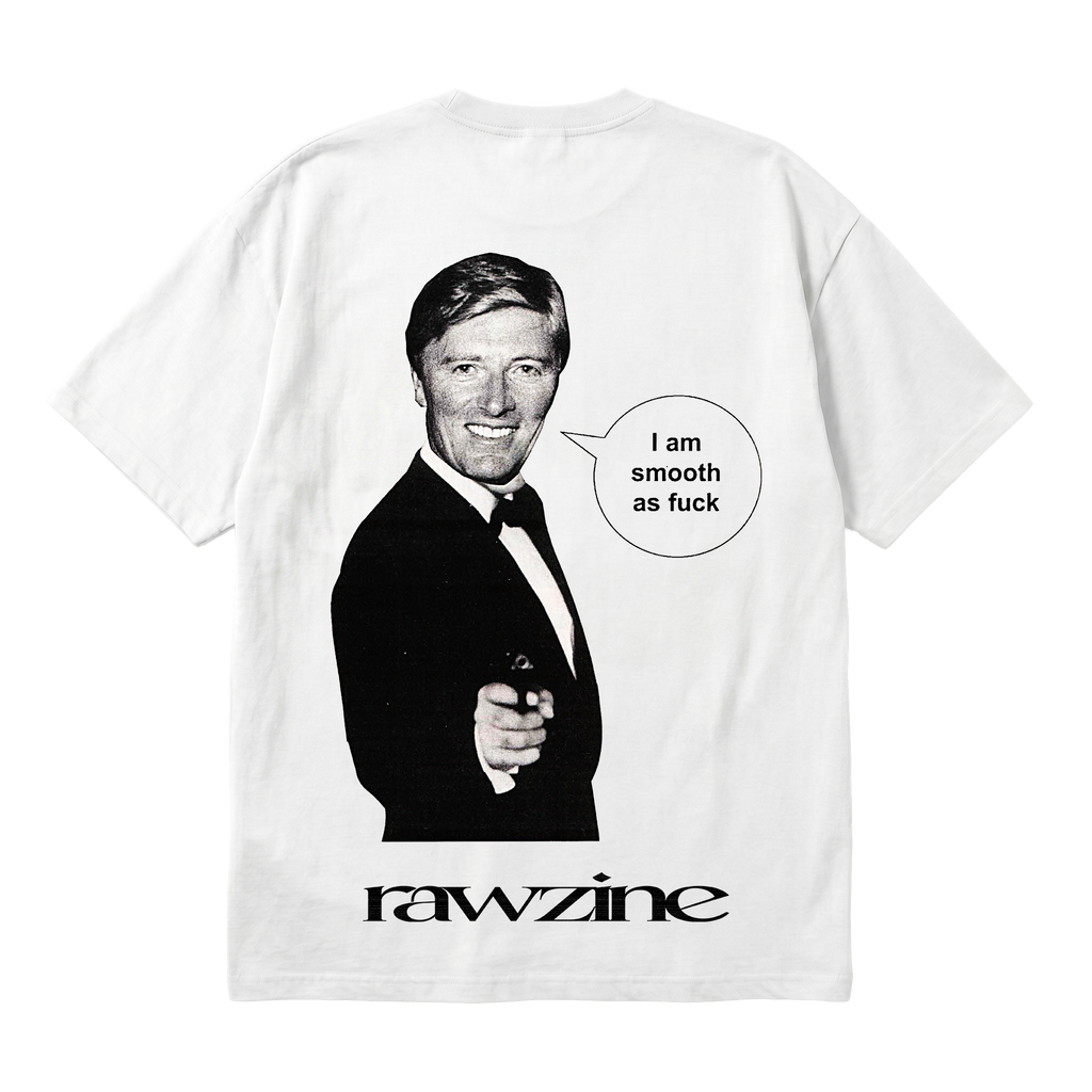 rawzine "I am smooth as fuck" Heavyweight Oversized Tee