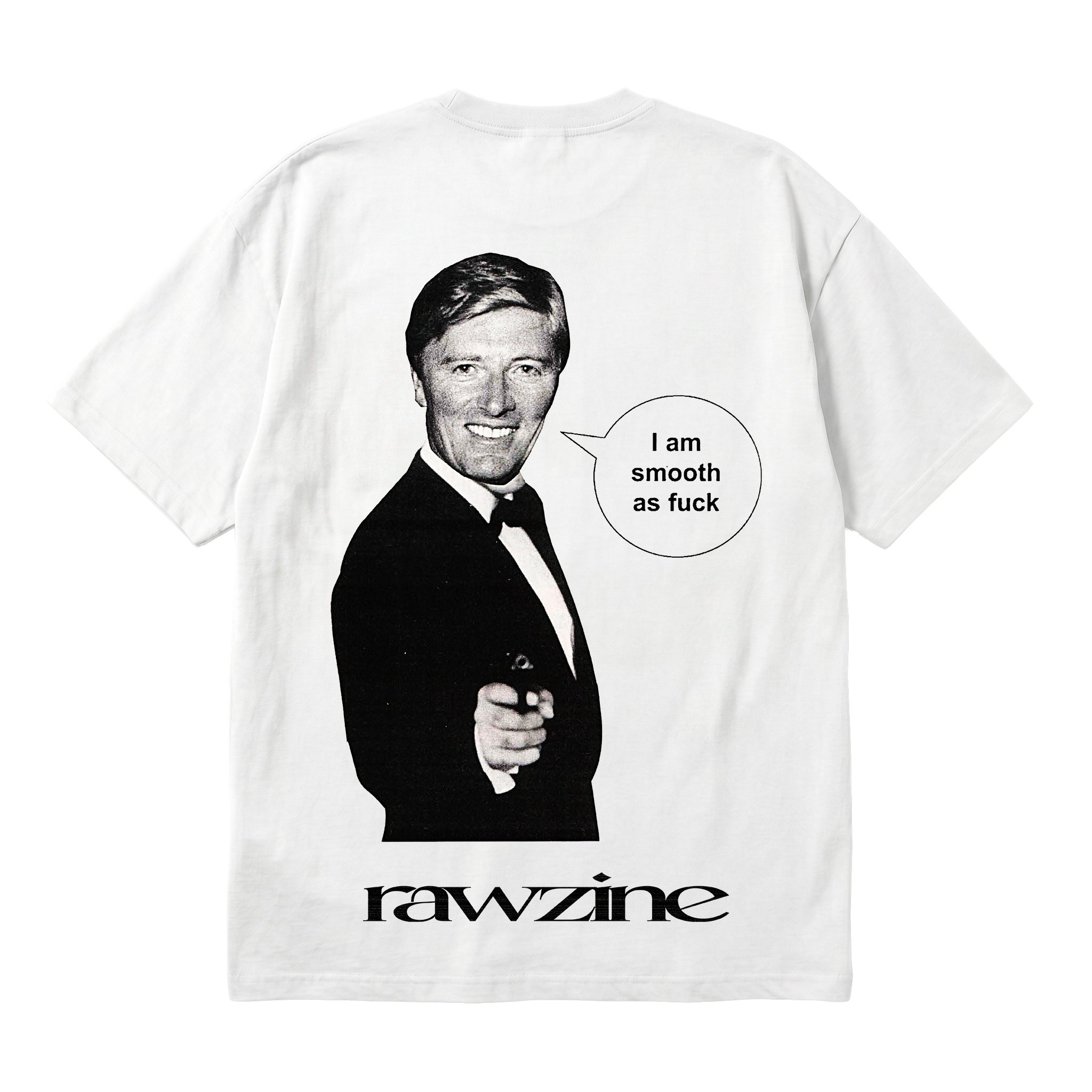 rawzine "I am smooth as fuck" Heavyweight Oversized Tee
