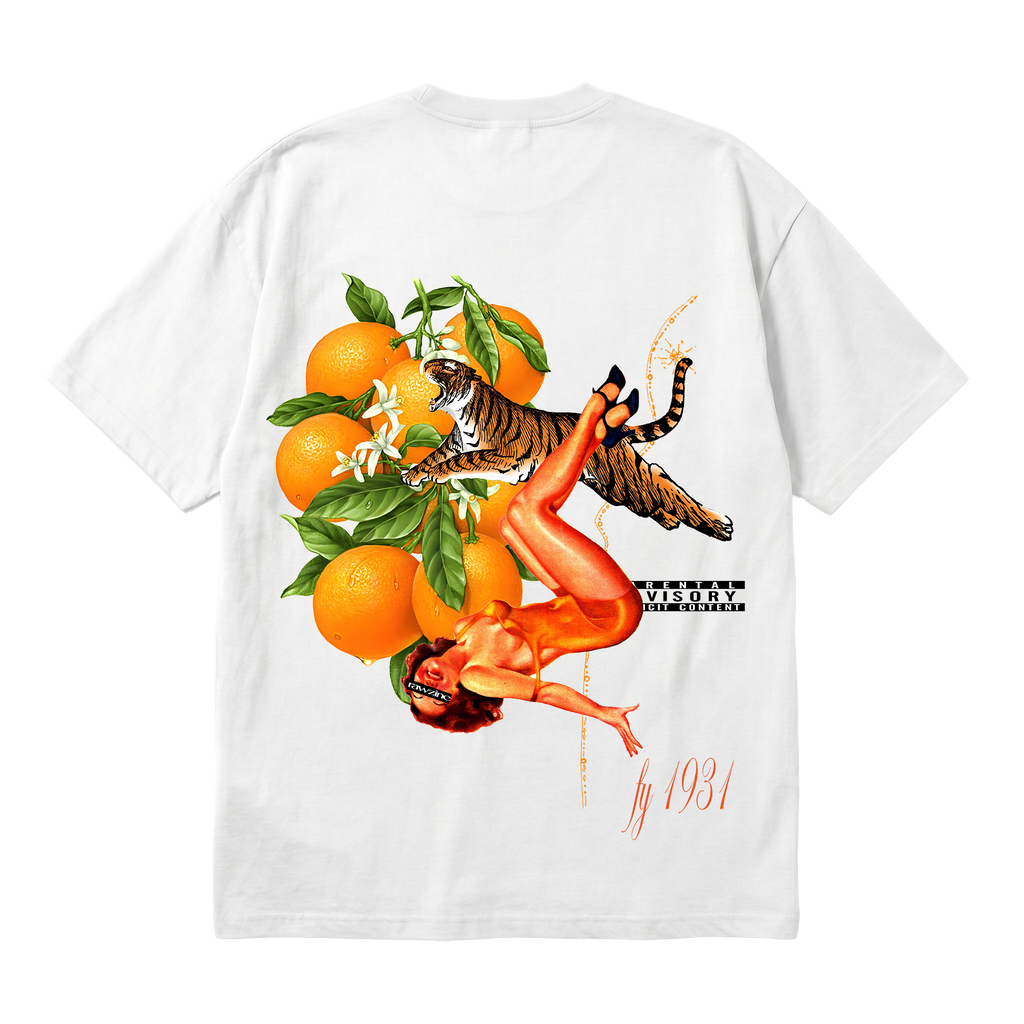 rawzine "fy 1931" Heavyweight Oversized Tee